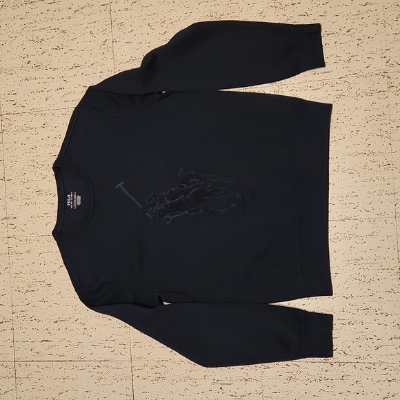Polo Ralph Lauren Other - Polo Ralph Lauren Dark Navy Blue Big Pony Pullover Crew Neck Sweater